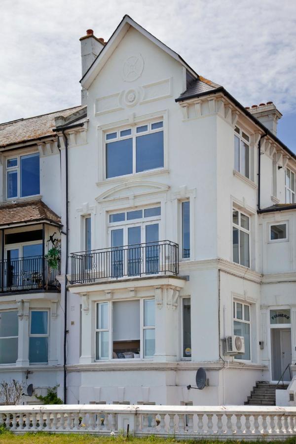 Beachfront Compact Coastal Crib, Direct Sea Views & Air Conditioning Littlestone-on-Sea ภายนอก รูปภาพ